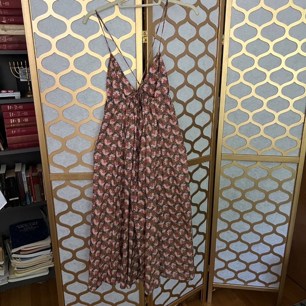 J.Crew Collection Size M Ratti Prism Floral Print Triangle Sundress Midi Dress - Picture 5 of 16